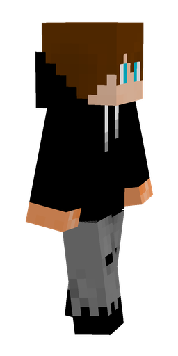 Black skin: body, right side render