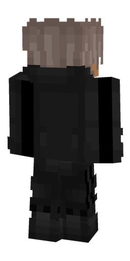 Black skin: body, back render