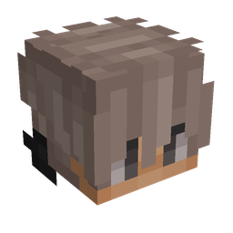 Black skin: head render