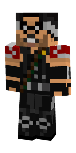 Black skin: body, front render