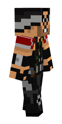Black skin: body, right side render