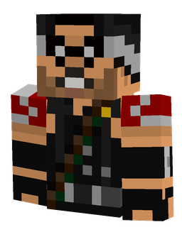 Black skin: bust render