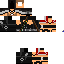 Black skin: raw texture render