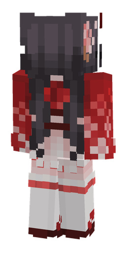 Black skin: body, back render