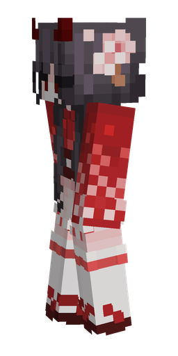 Black skin: body, left side render