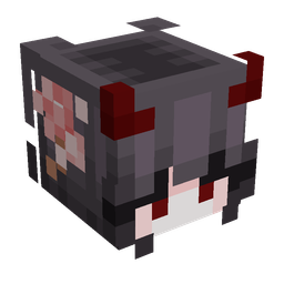 Black skin: head render