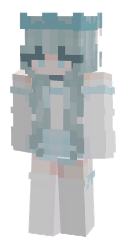 Blue skin: body, front render