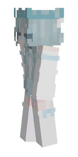 Blue skin: body, left side render