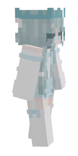 Blue skin: body, right side render