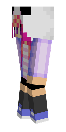 Black skin: body, left side render
