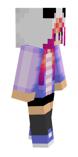 Black skin: body, right side render