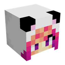 Black skin: head render