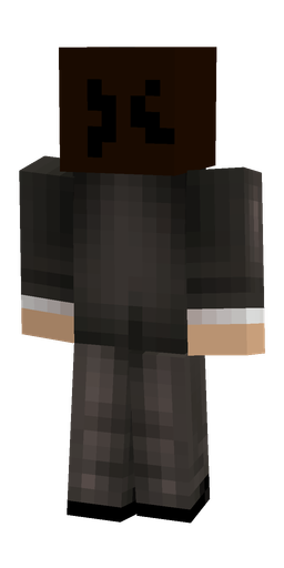 Black skin: body, back render