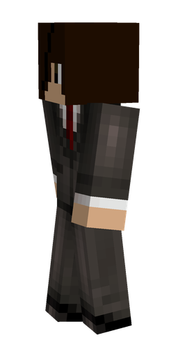 Black skin: body, left side render