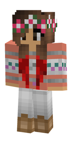 Brown skin: body, front render