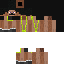 Black skin: raw texture render