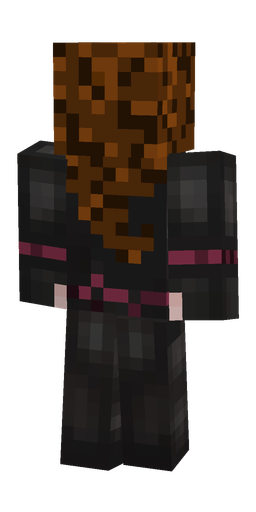 Black skin: body, back render