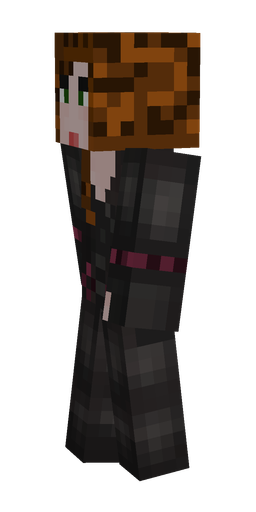 Black skin: body, left side render