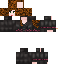 Black skin: raw texture render