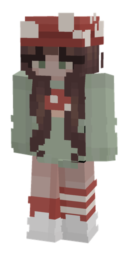 Gray skin: body, front render