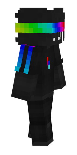 Black skin: body, right side render