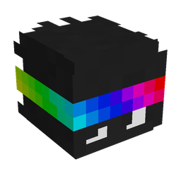 Black skin: head render