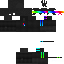 Black skin: raw texture render