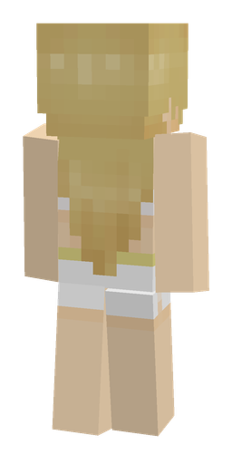 Orange skin: body, back render