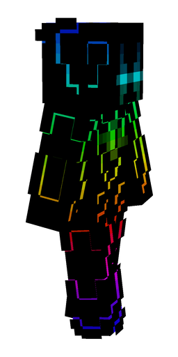 Black skin: body, right side render