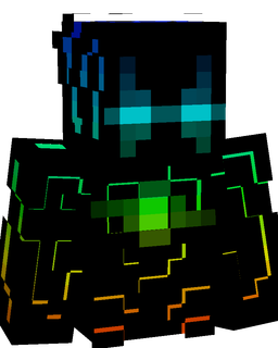 Black skin: bust render