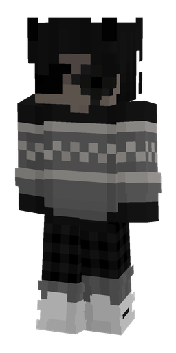 Black skin: body, front render