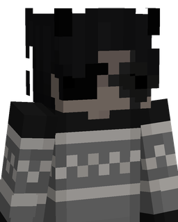 Black skin: bust render