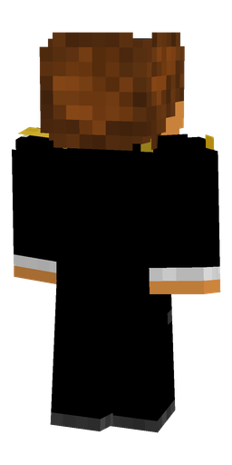 Black skin: body, back render