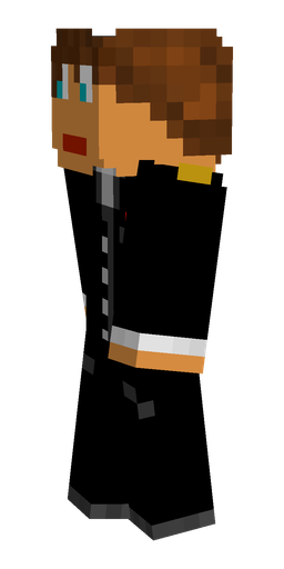 Black skin: body, left side render