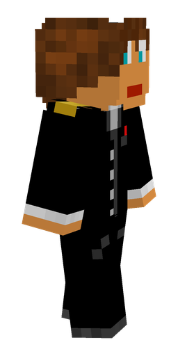 Black skin: body, right side render