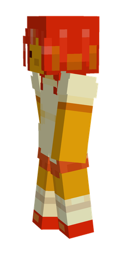 Orange skin: body, left side render