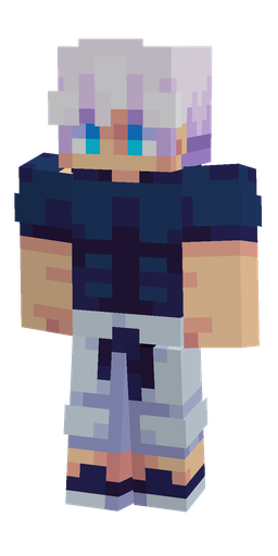 Blue skin: body, front render