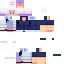 Blue skin: raw texture render