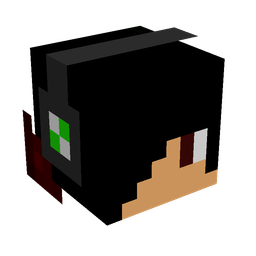 Black skin: head render