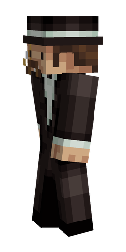 Black skin: body, left side render