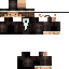 Black skin: raw texture render