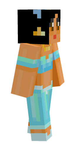 Black skin: body, right side render