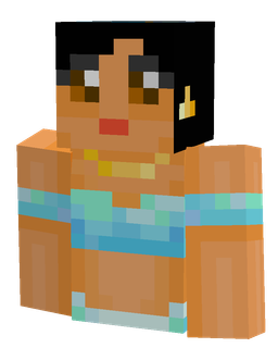 Black skin: bust render
