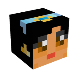 Black skin: head render