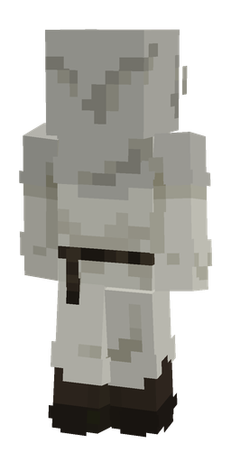 Gray skin: body, back render