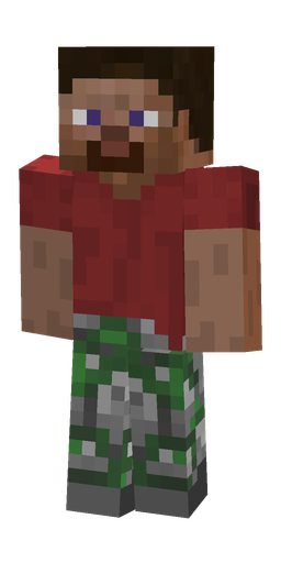 Brown skin: body, front render