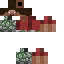 Brown skin: raw texture render