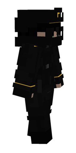Black skin: body, right side render