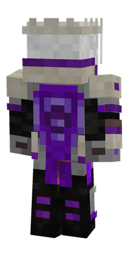 Black skin: body, back render