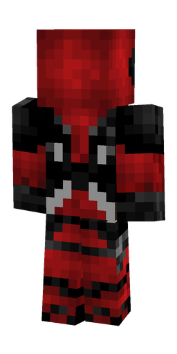 Black skin: body, back render